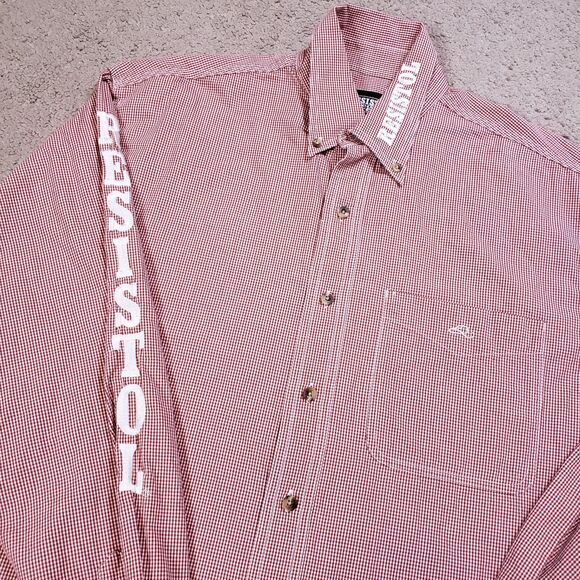 Resistol Rodeo Gear Shirt Mens M Embroidered Cowboy Hat Western Vintage - Picture 1 of 10